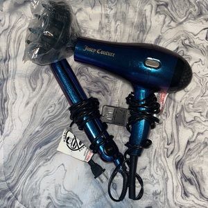 Juicy Couture Flat iron & Blow dryer
